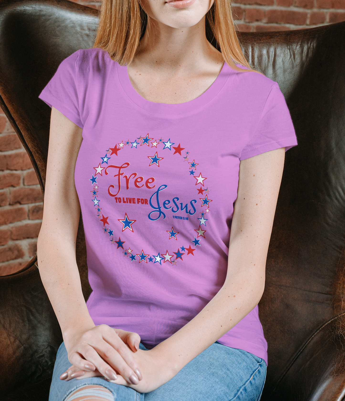 Free to Live for Him T Shirt