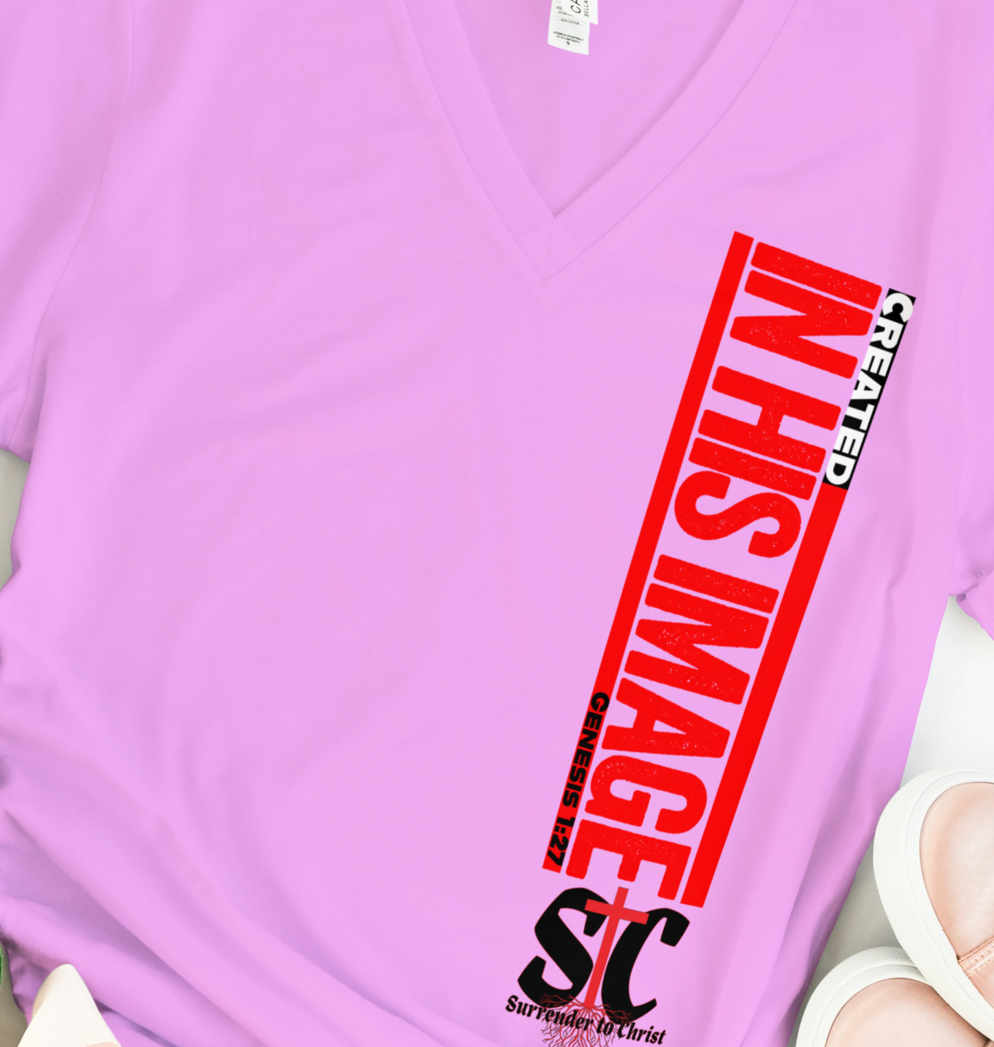 Created in His image T Shirt