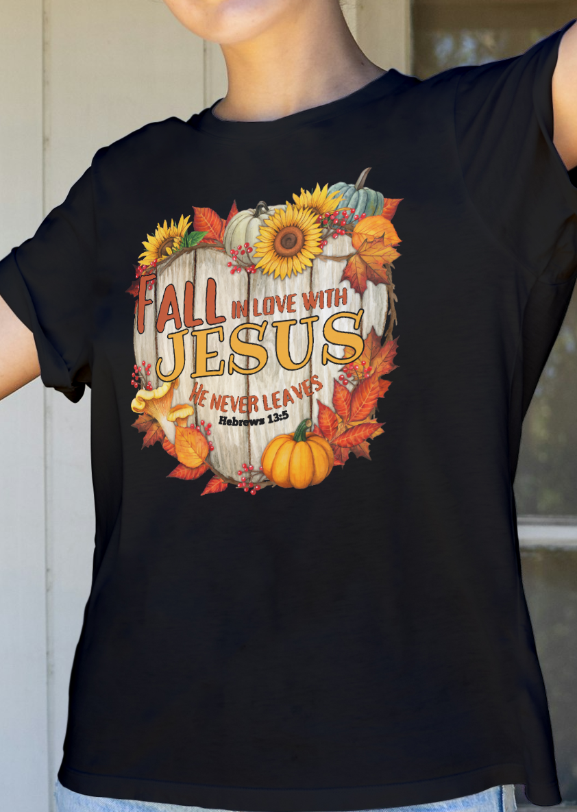 Fall in love with Jesus T Shirt