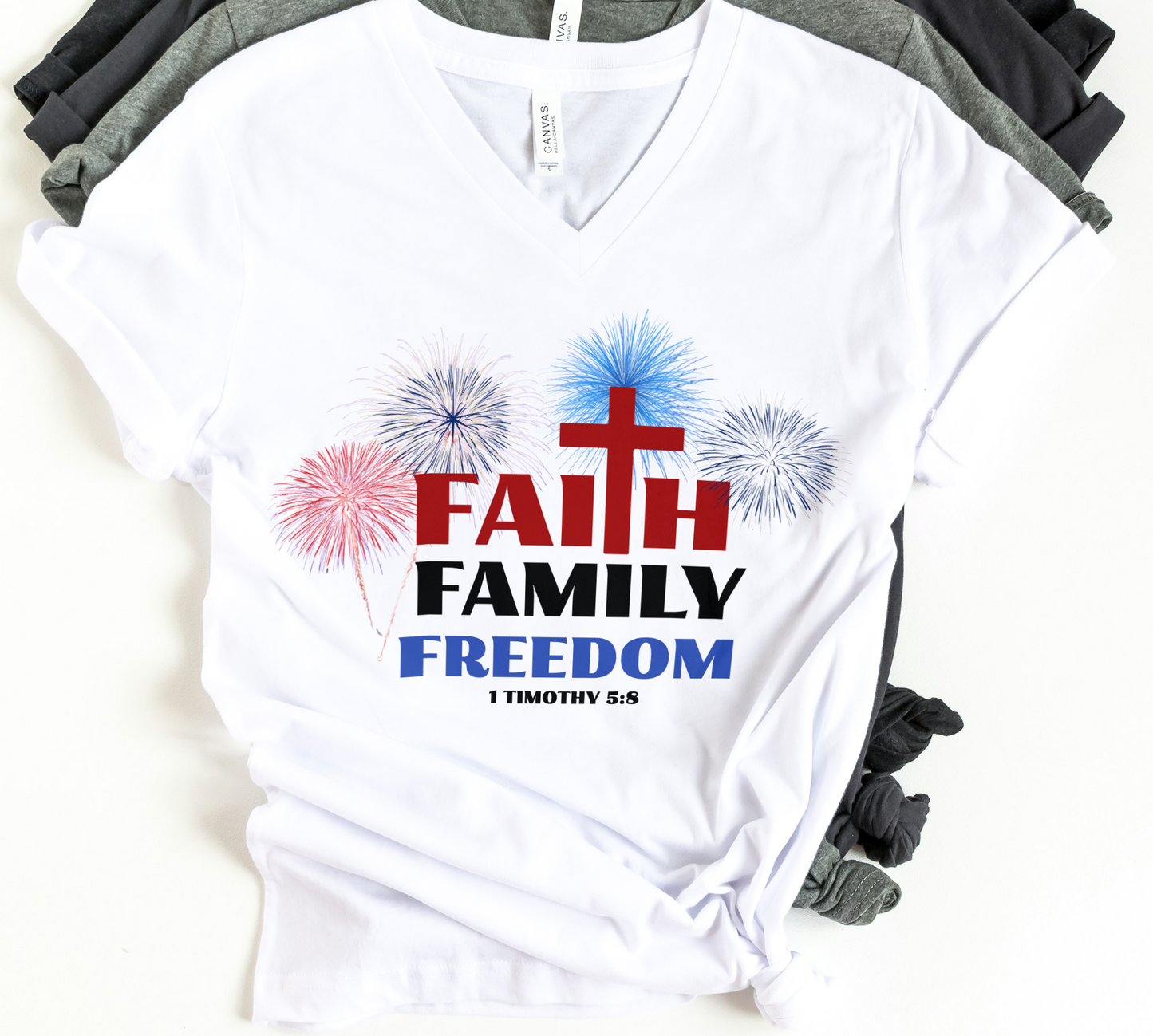 Faith Family Freedom T Shirt