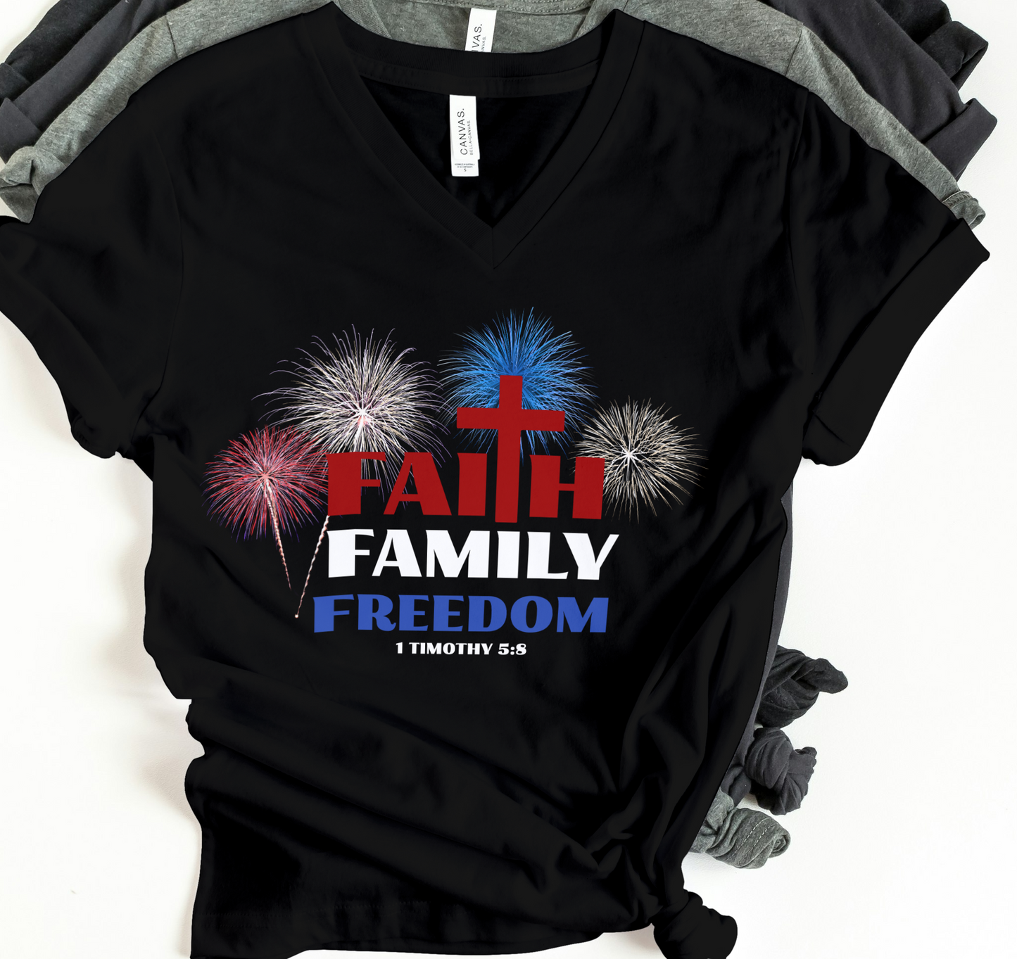 Faith Family Freedom T Shirt