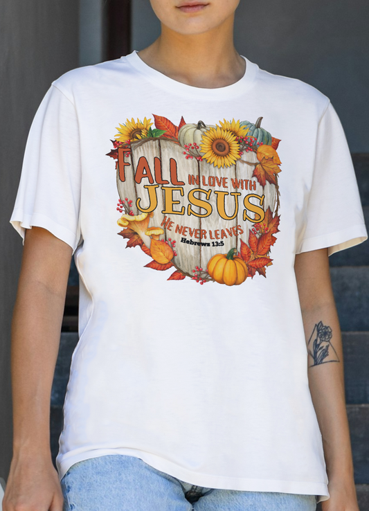 Fall in love with Jesus T Shirt
