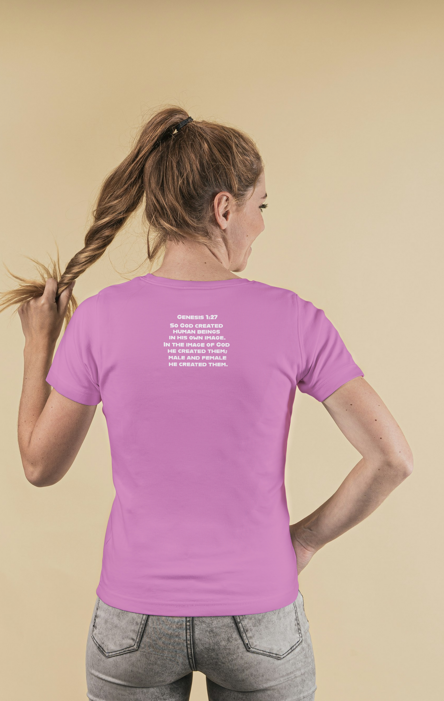 Created in His image T Shirt