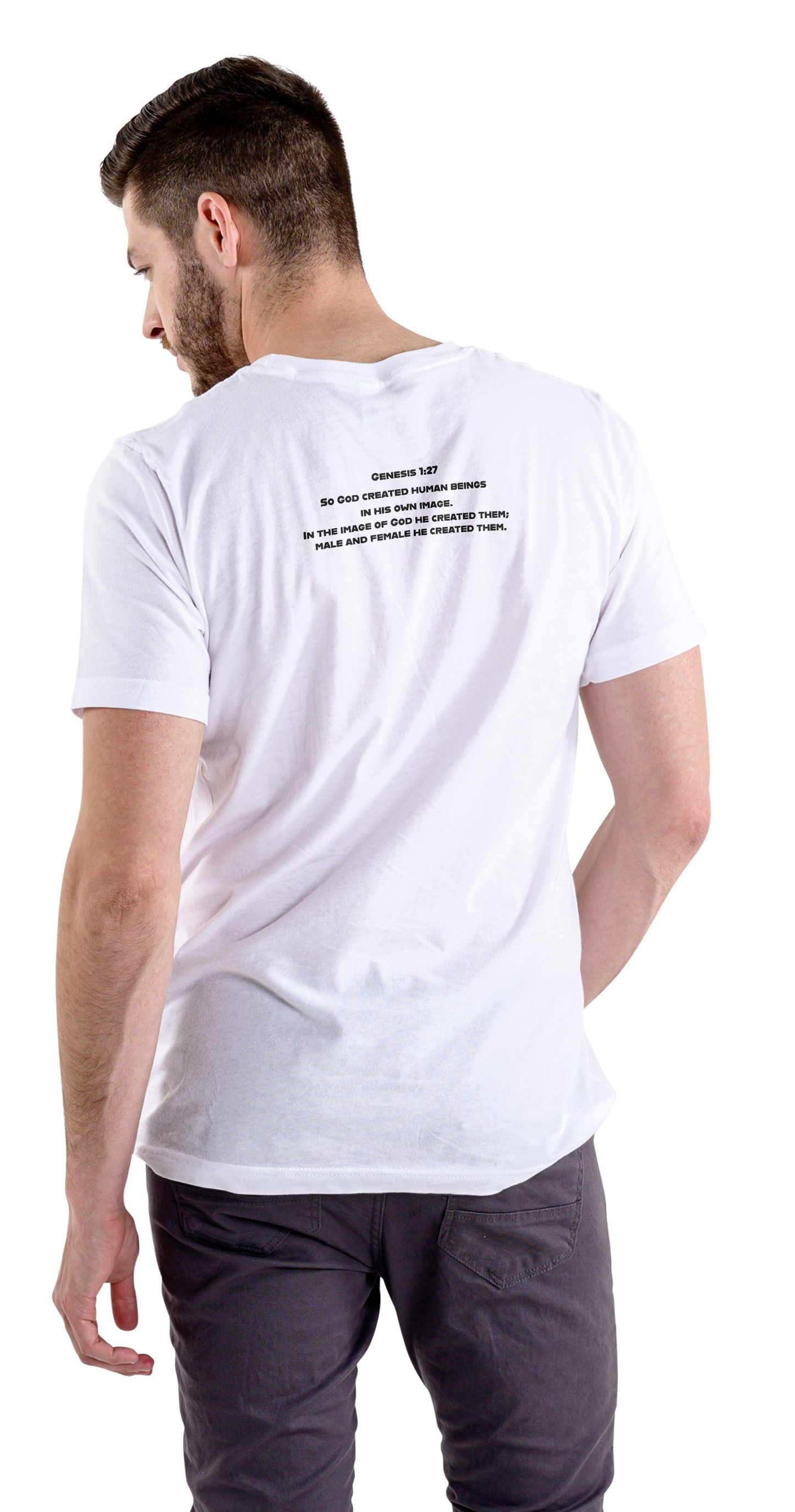 Created in His image T Shirt