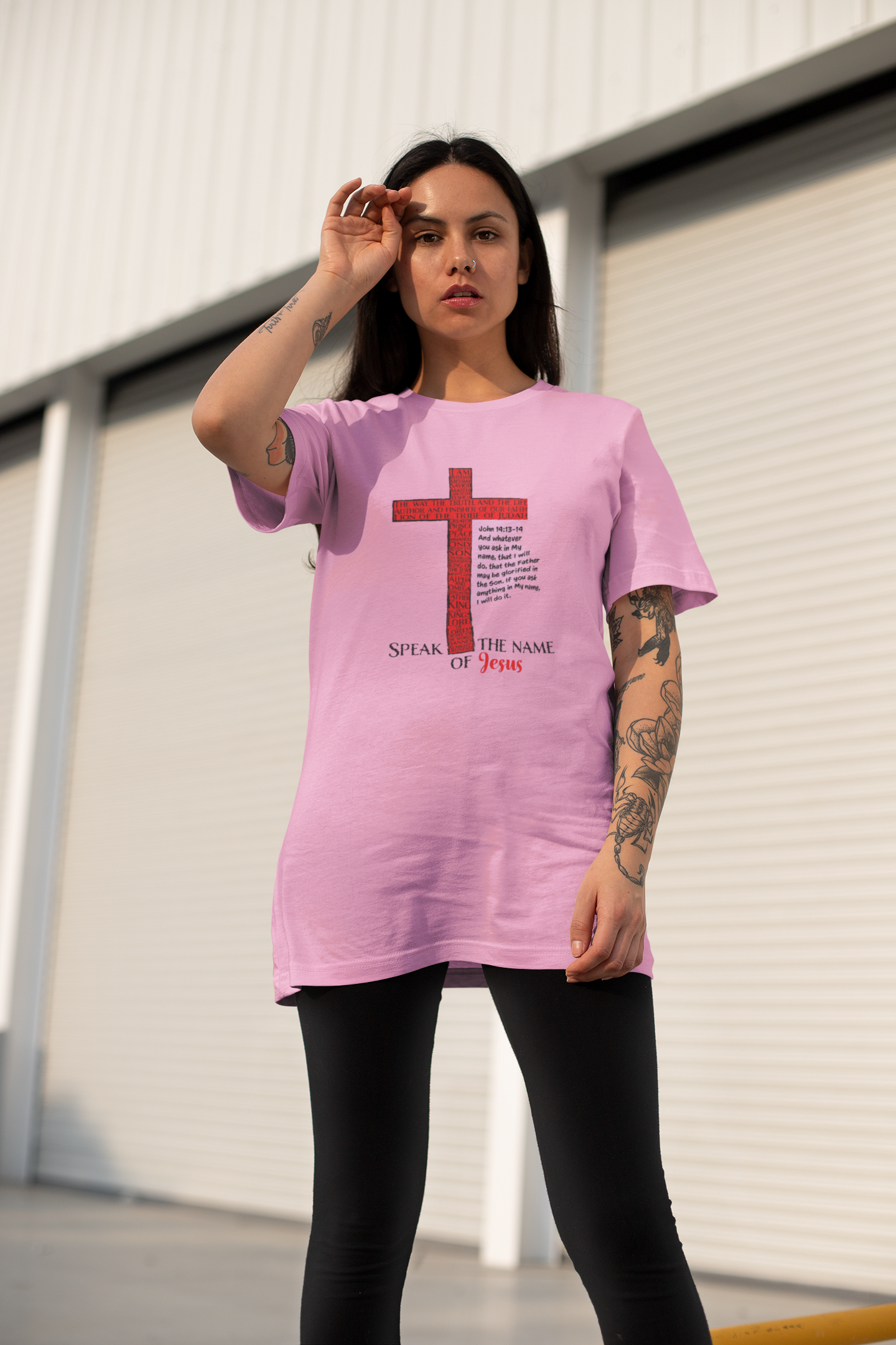 Speak His name Scripture T Shirt