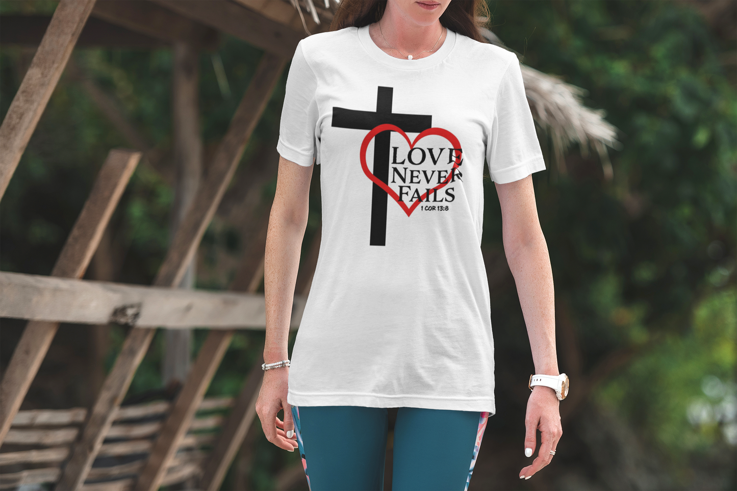 Love Never Fails T Shirt