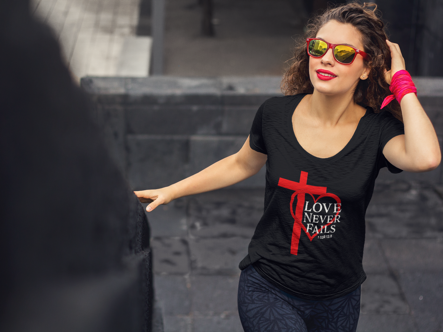 Love Never Fails T Shirt