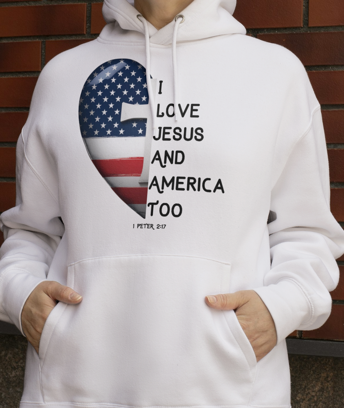 I love Jesus and America T shirt