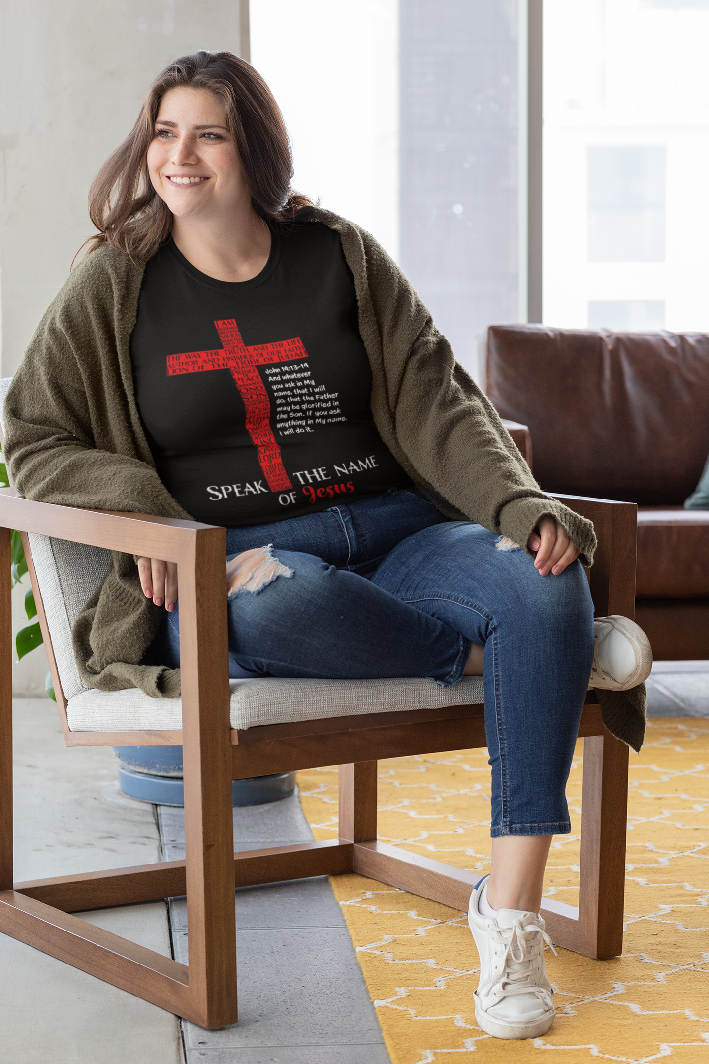 Speak His name Scripture T Shirt