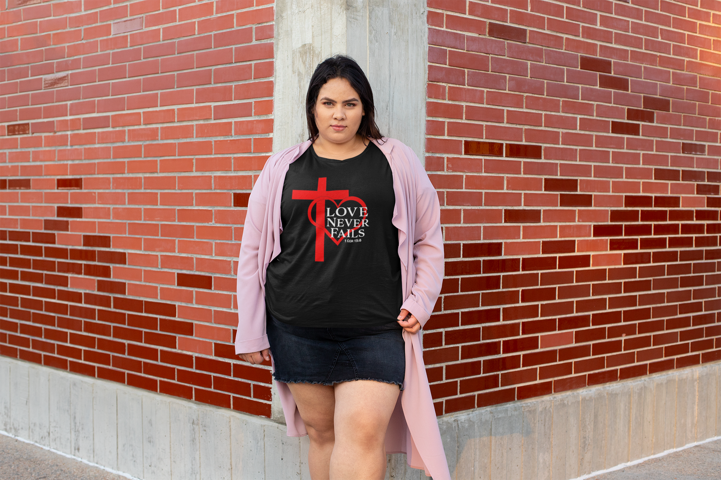 Love Never Fails T Shirt