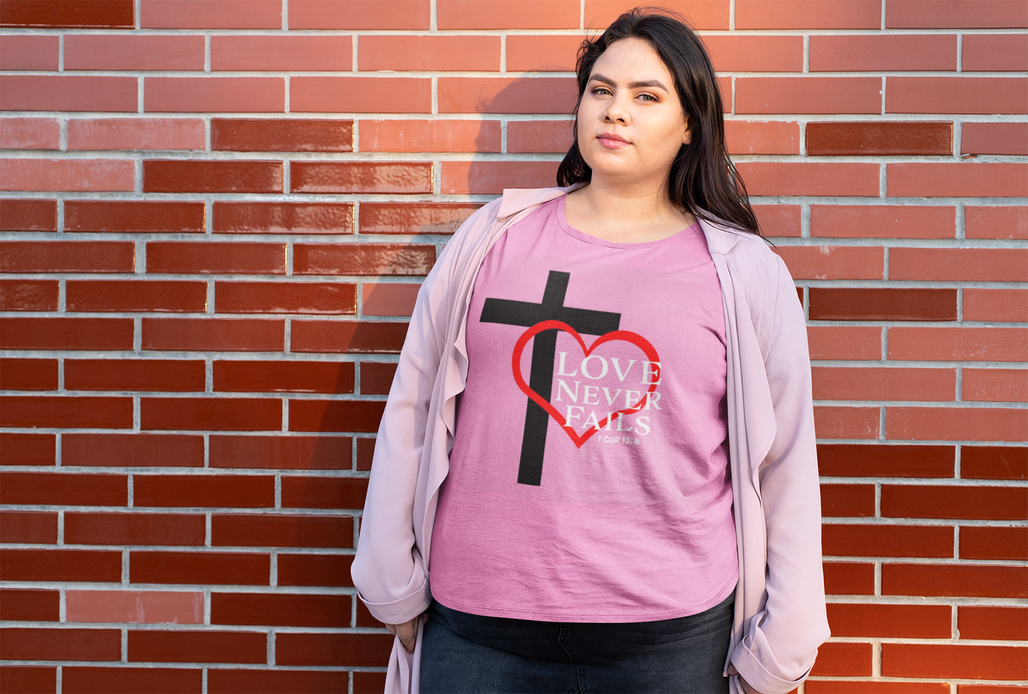 Love Never Fails T Shirt