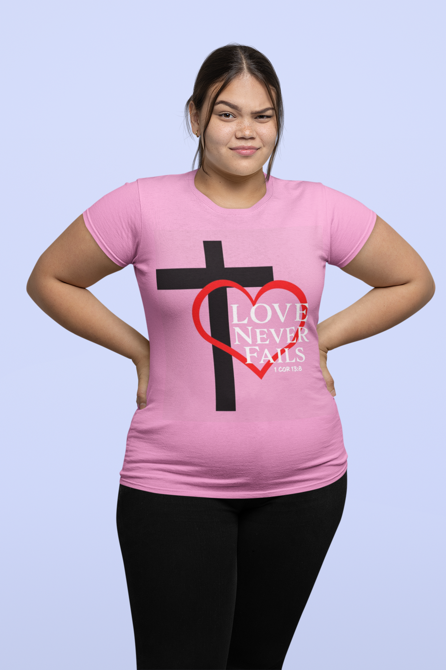Love Never Fails T Shirt
