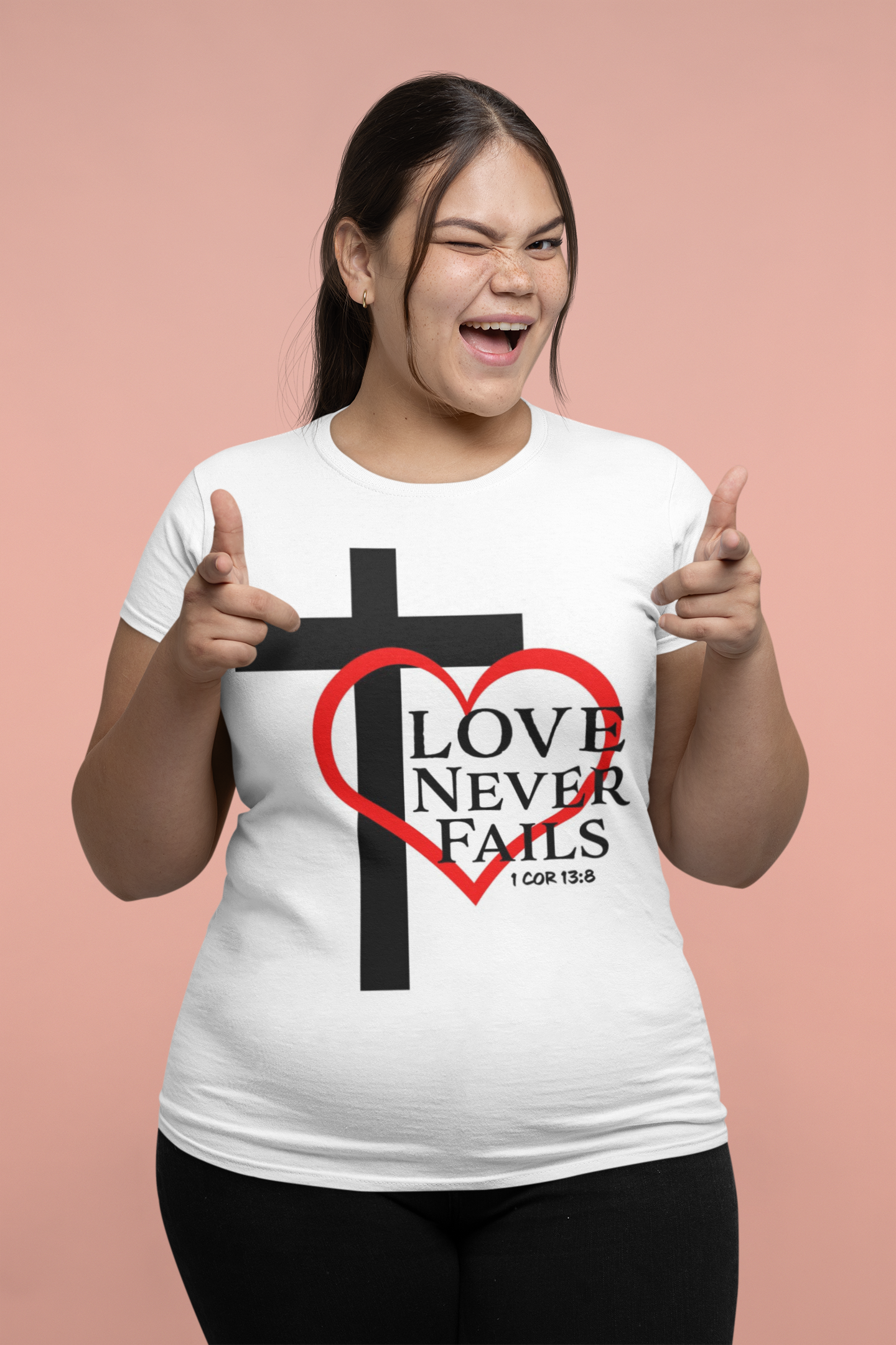 Love Never Fails T Shirt