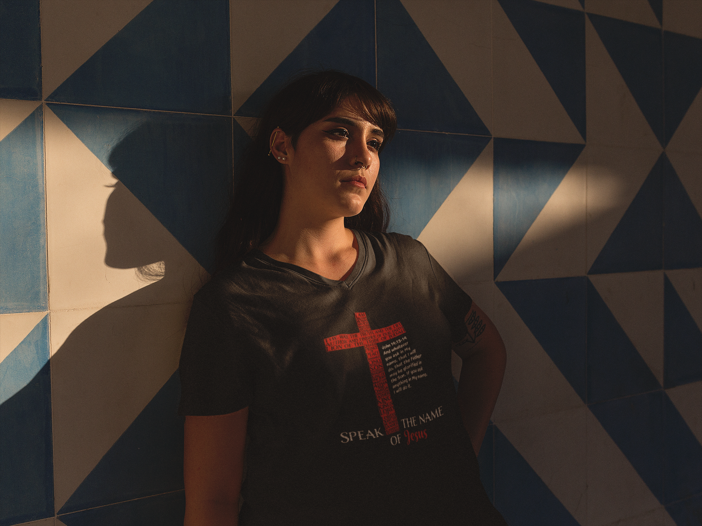 Speak His name Scripture T Shirt