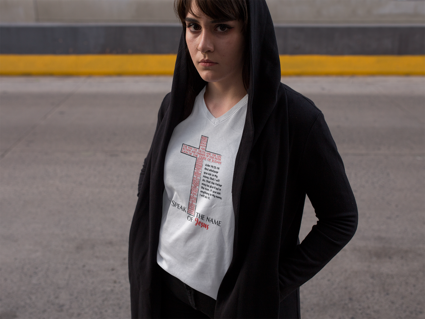 Speak His name Scripture T Shirt