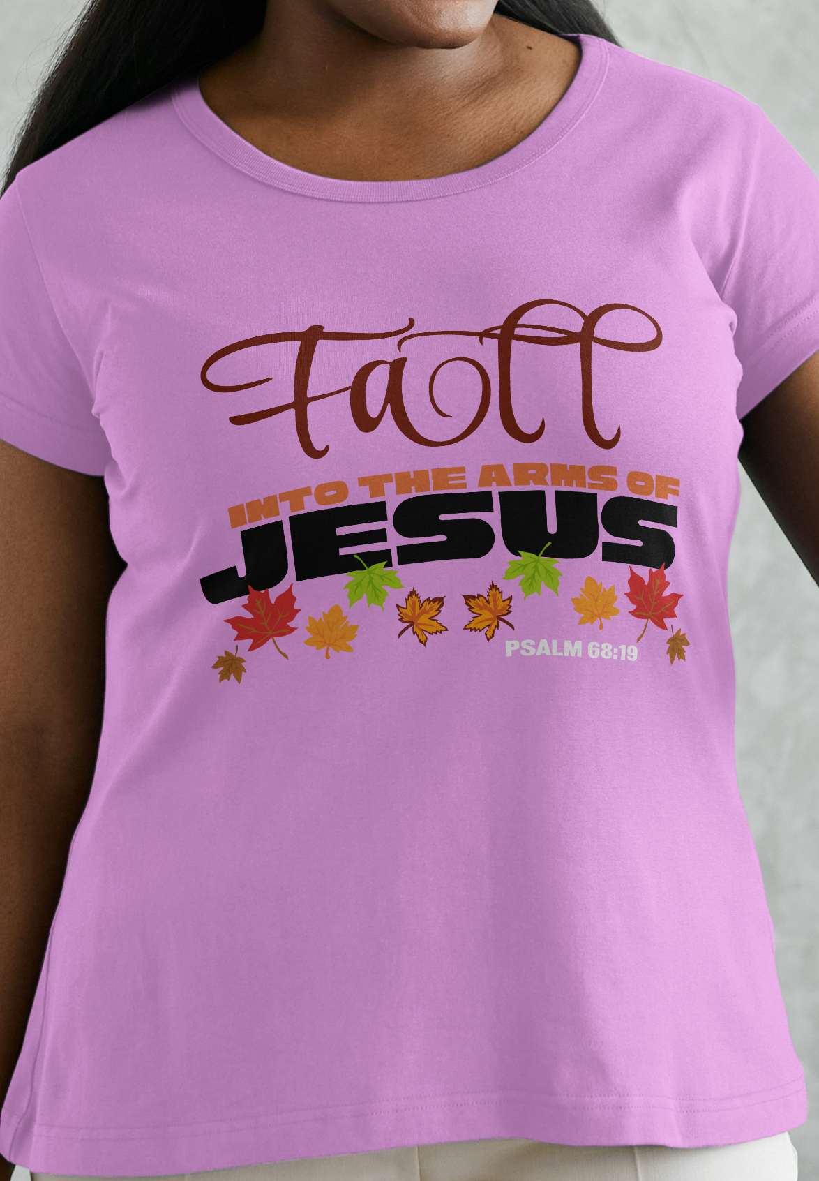 Fall in to the arms of Jesus T shirt