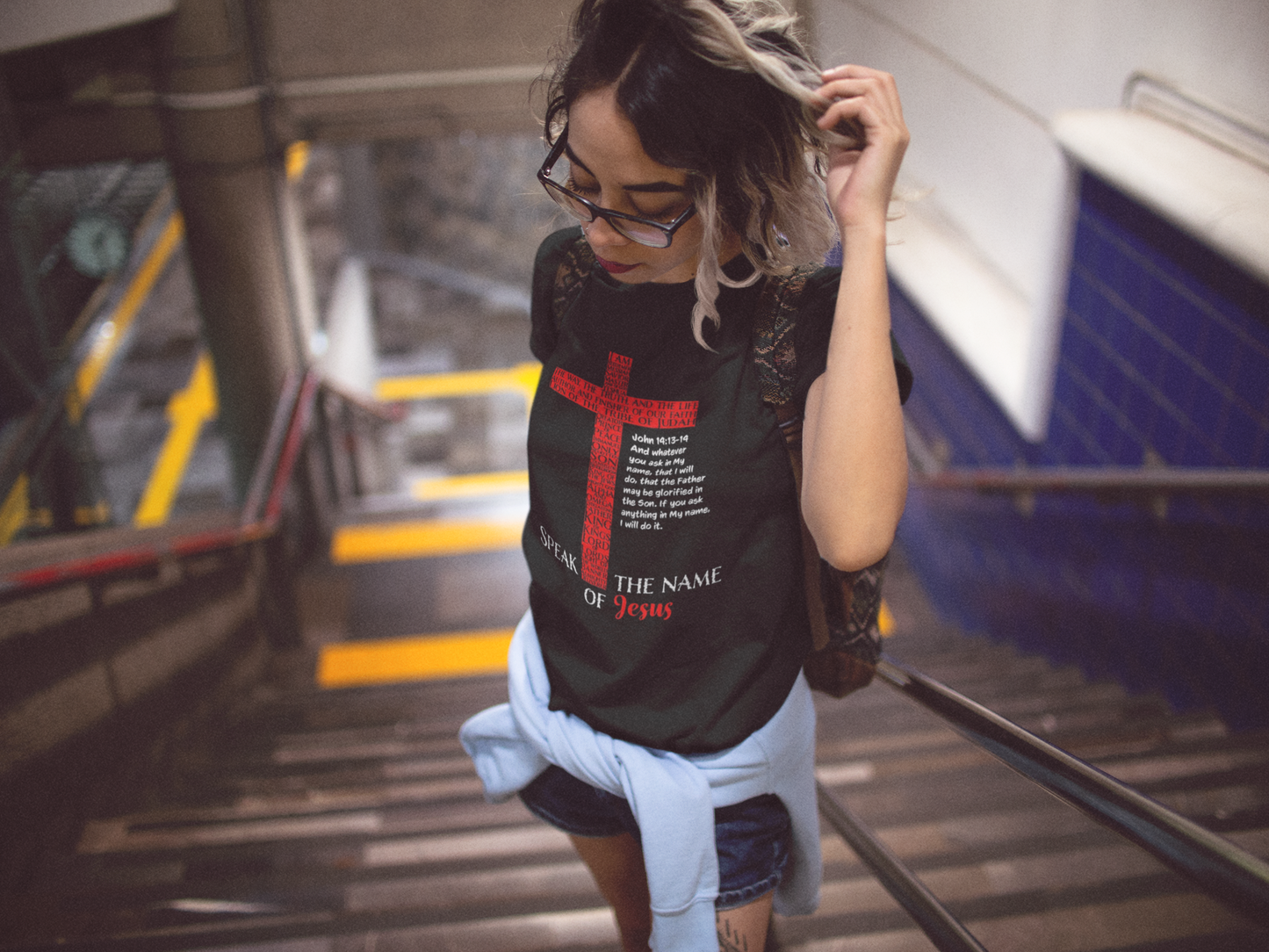 Speak His name Scripture T Shirt