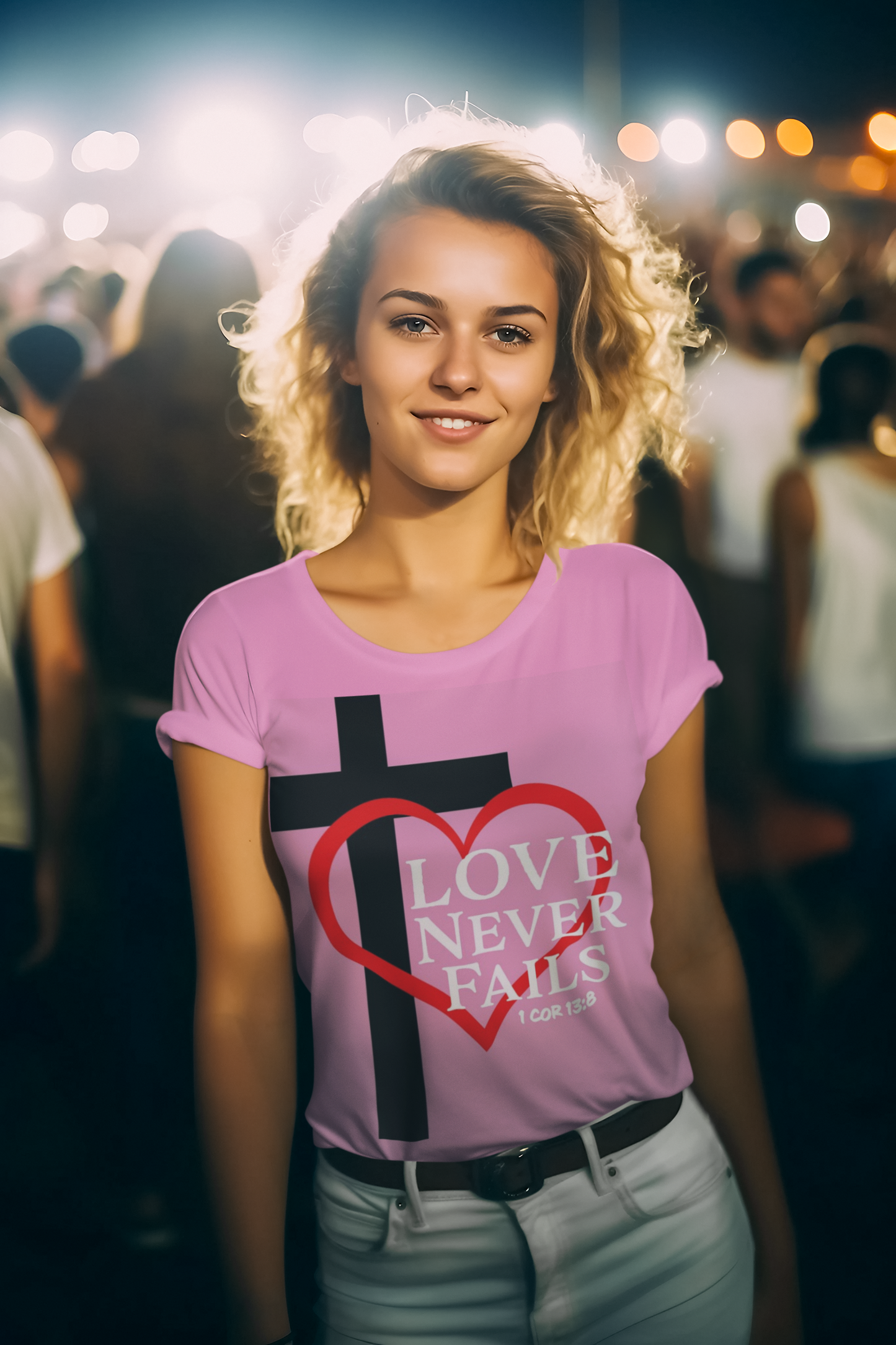 Love Never Fails T Shirt