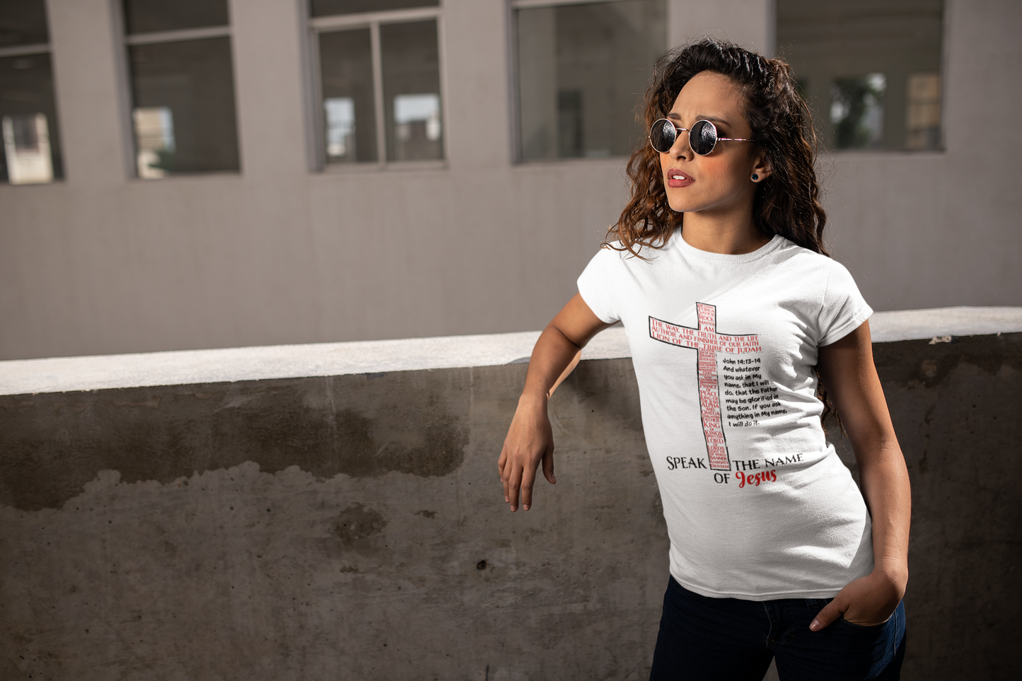 Speak His name Scripture T Shirt
