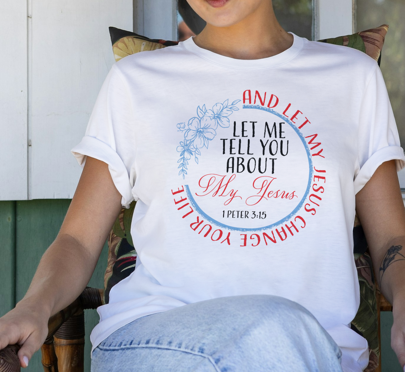 Let Jesus change your life T Shirt