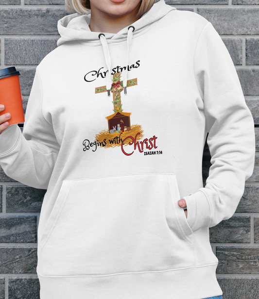 Christmas begins with Christ T Shirt