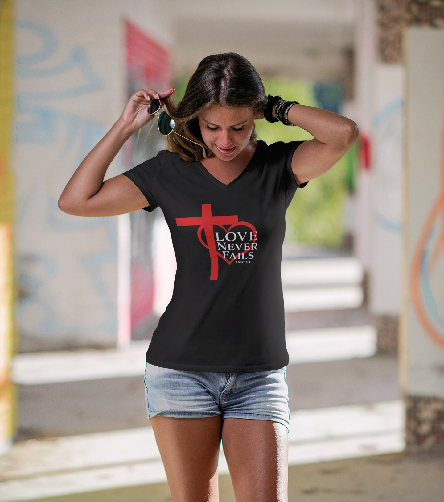 Love Never Fails T Shirt
