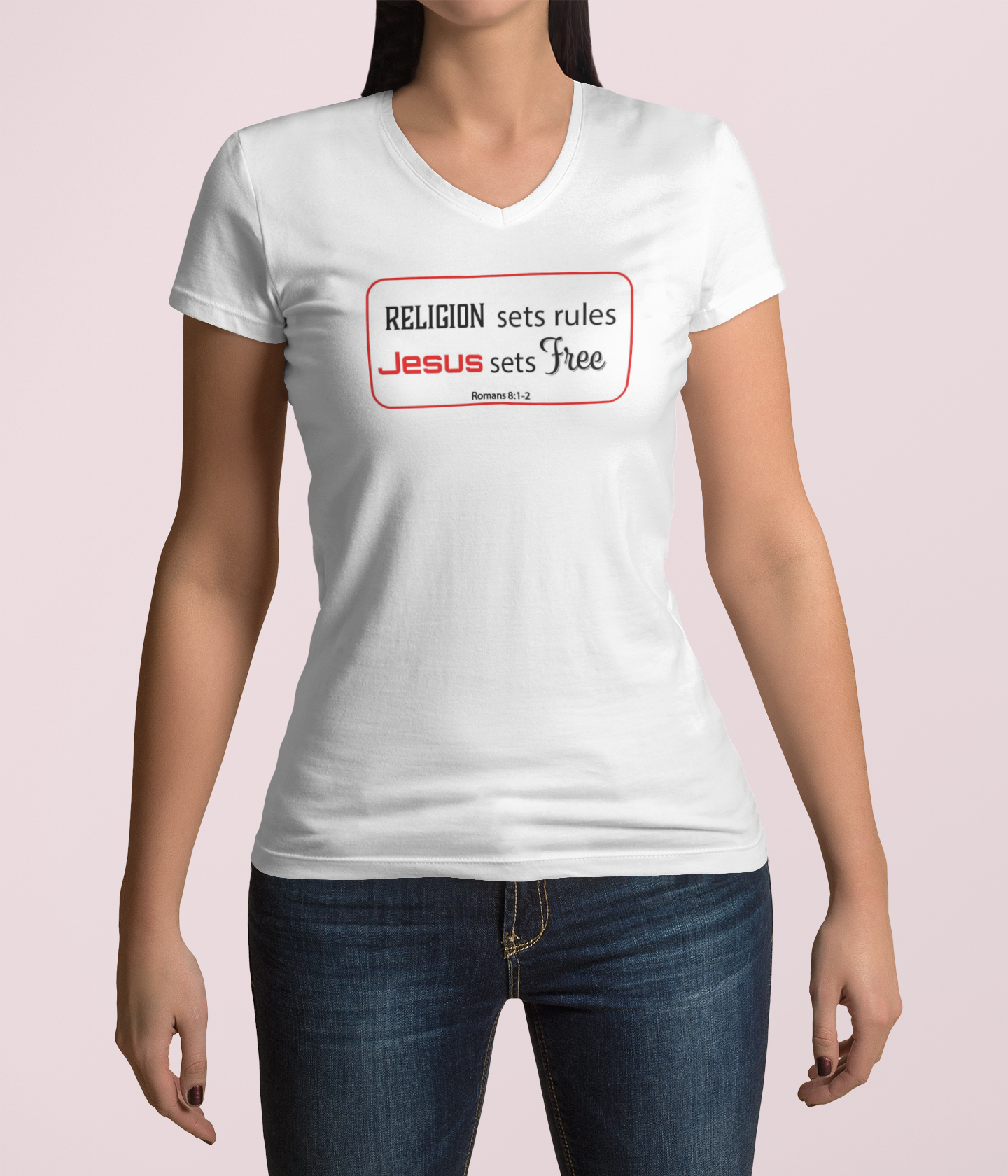 Religion sets rules Jesus sets free T Shirt