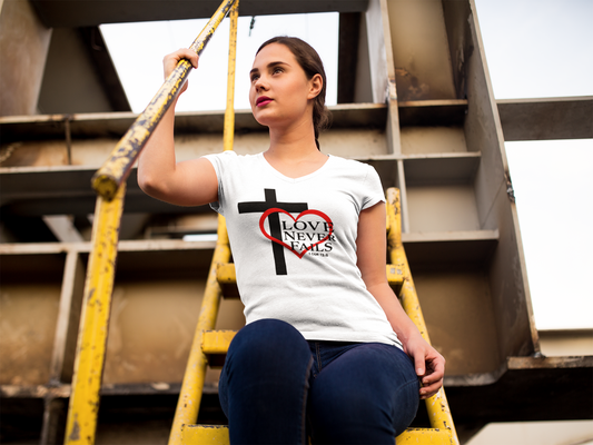 Love Never Fails T Shirt