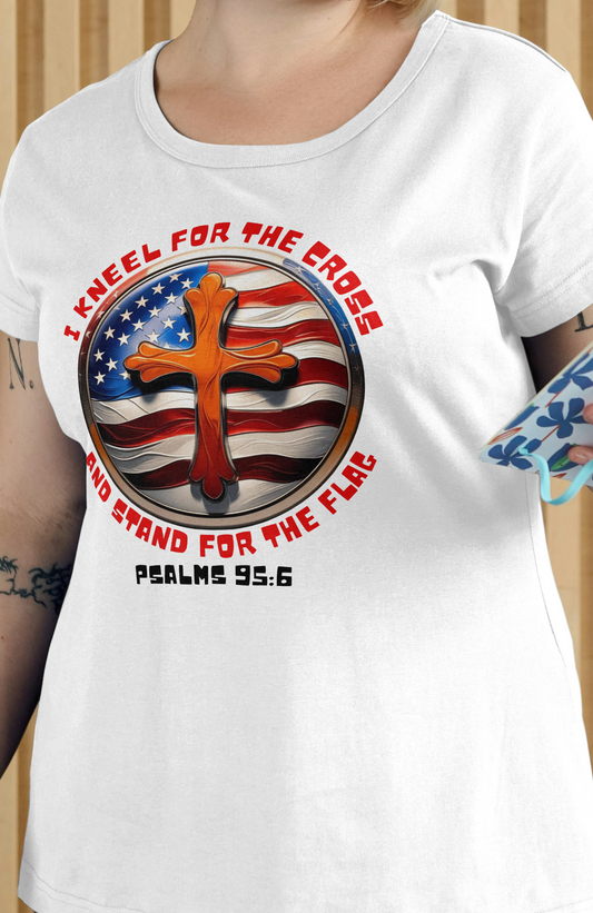 Kneel for the cross T shirt
