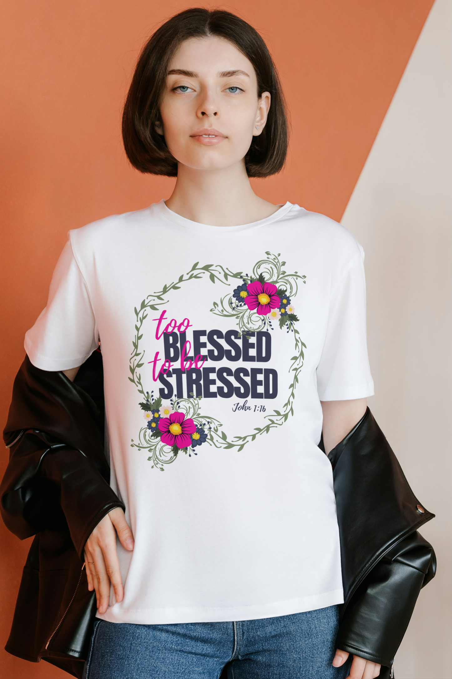 Too blessed to be stressed T Shirt