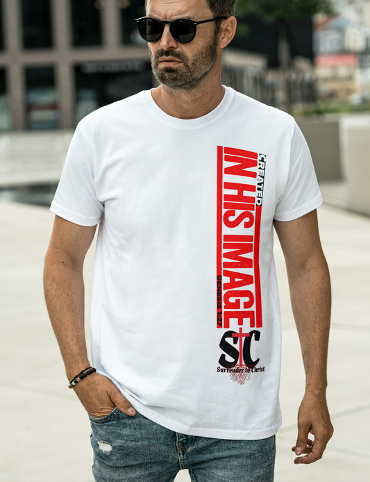 Created in His image T Shirt