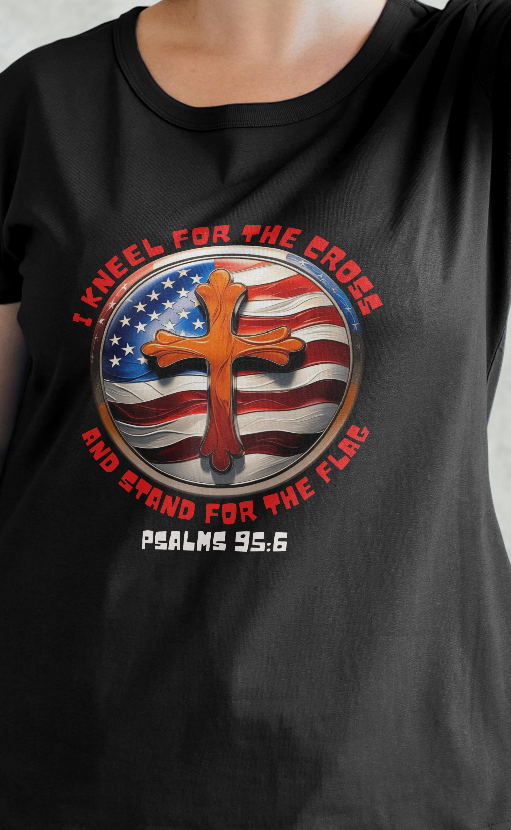 Kneel for the cross T shirt