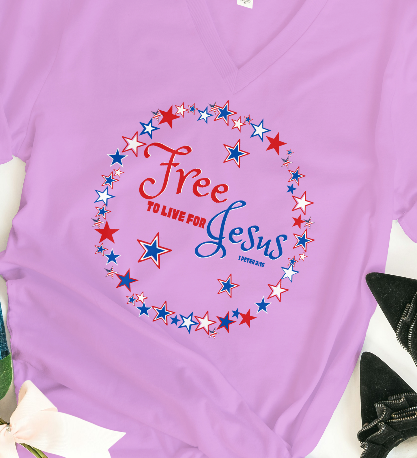 Free to Live for Him T Shirt