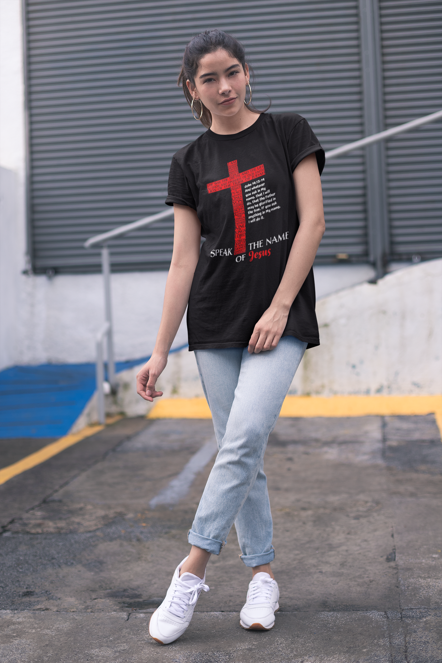Speak His name Scripture T Shirt