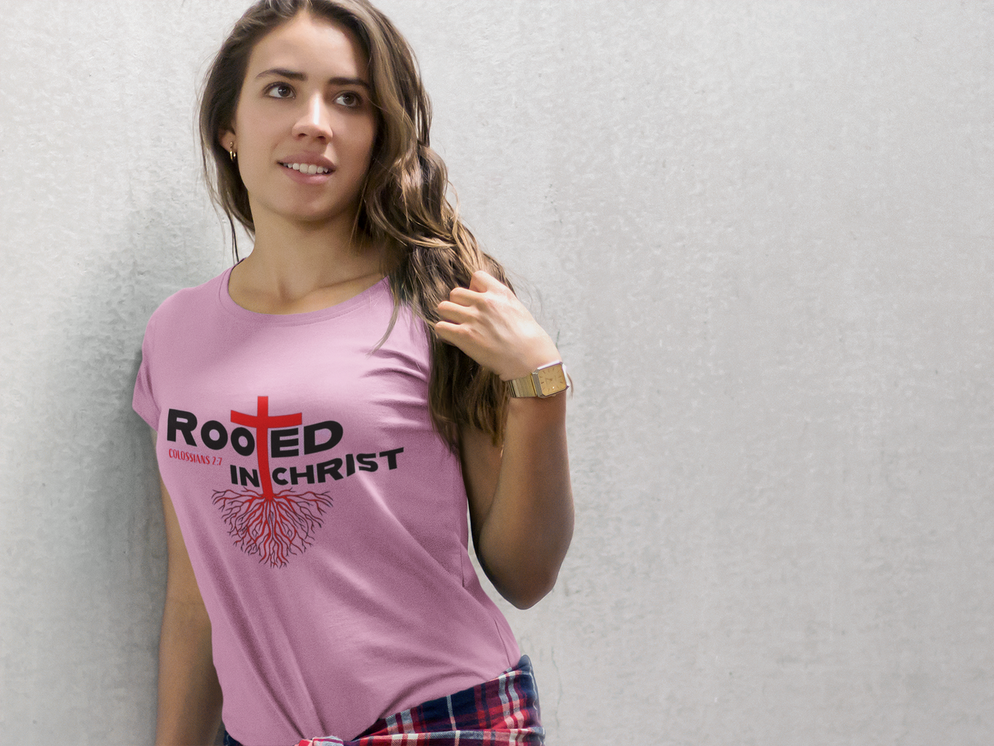 Rooted in Christ T shirt