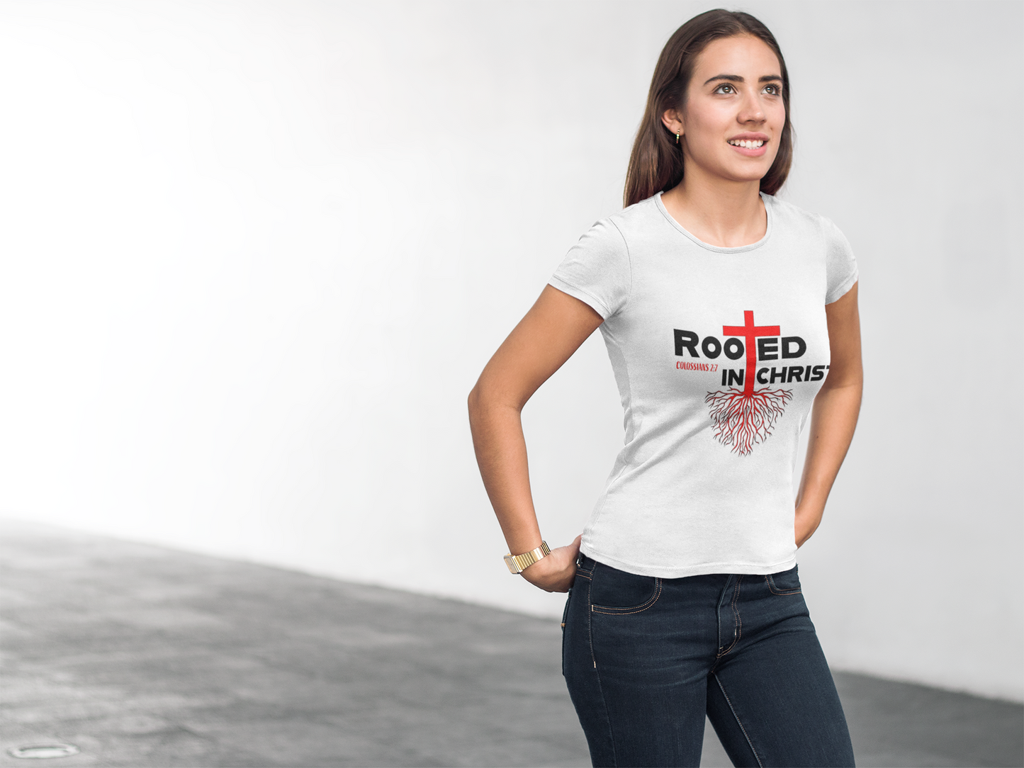 Rooted in Christ T shirt