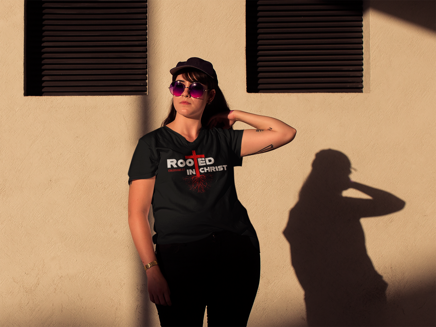 Rooted in Christ T shirt